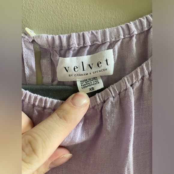 Velvet by Graham & Spencer Women's Evonne Flutter Sleeve Dress Size XS - Picture 7 of 9